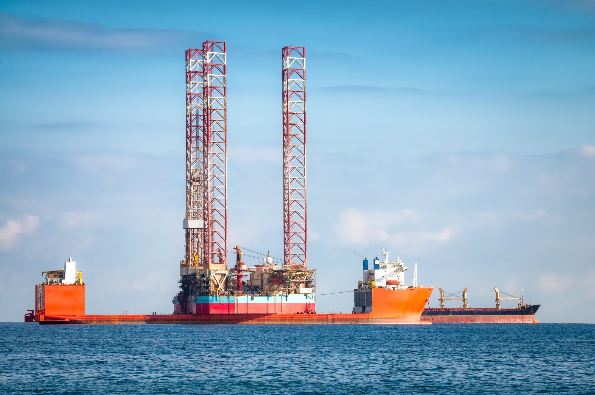 Offshore energy infrastructure and maritime logistics supporting regional trade
